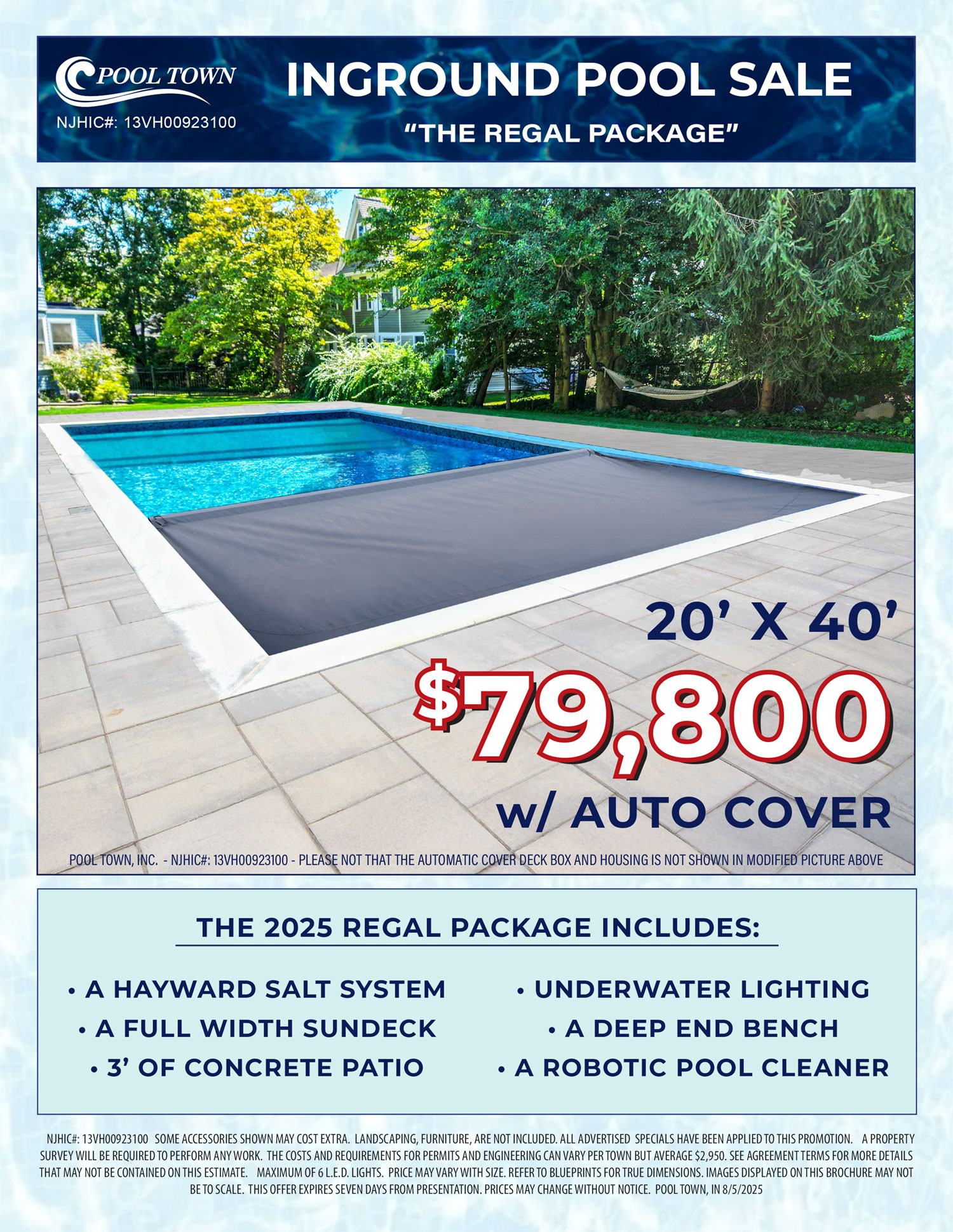 Pool Town NJ Current Special
